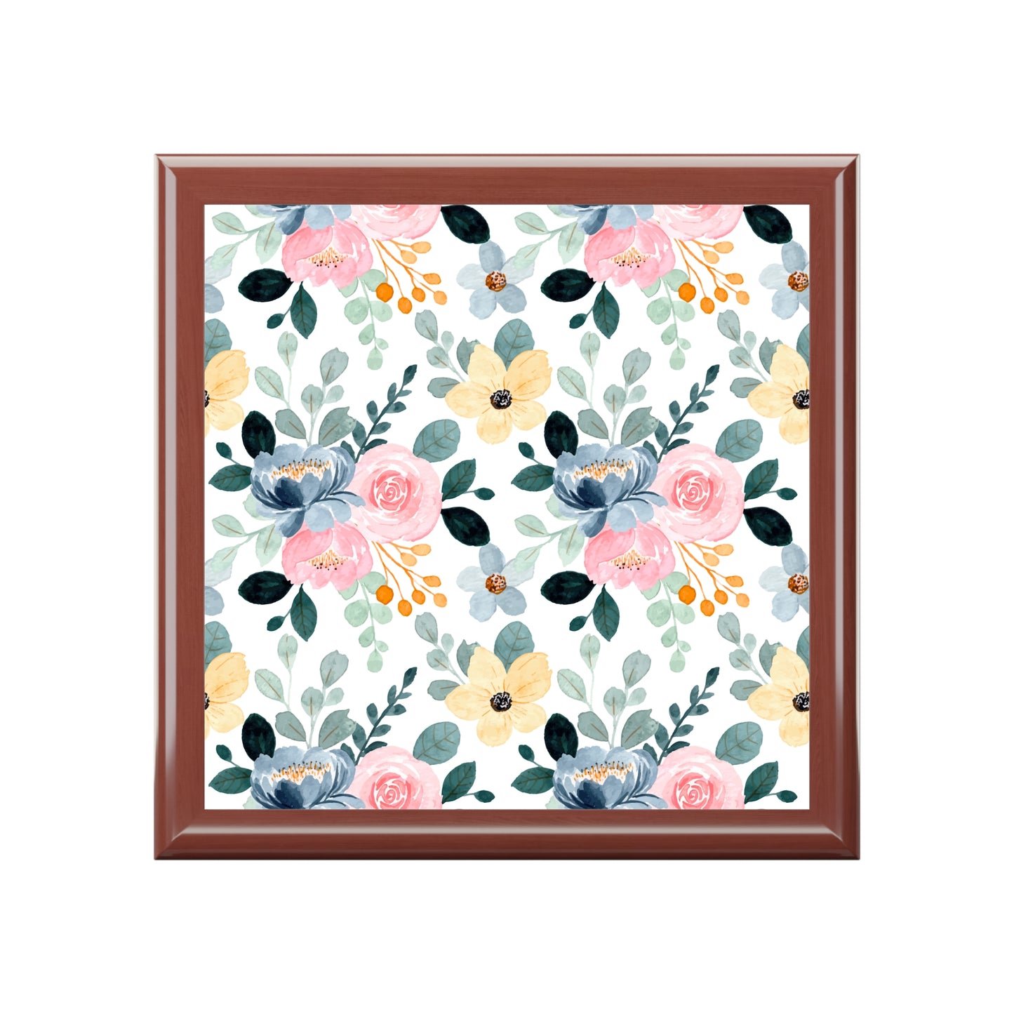 Floral Elegance Jewelry Box