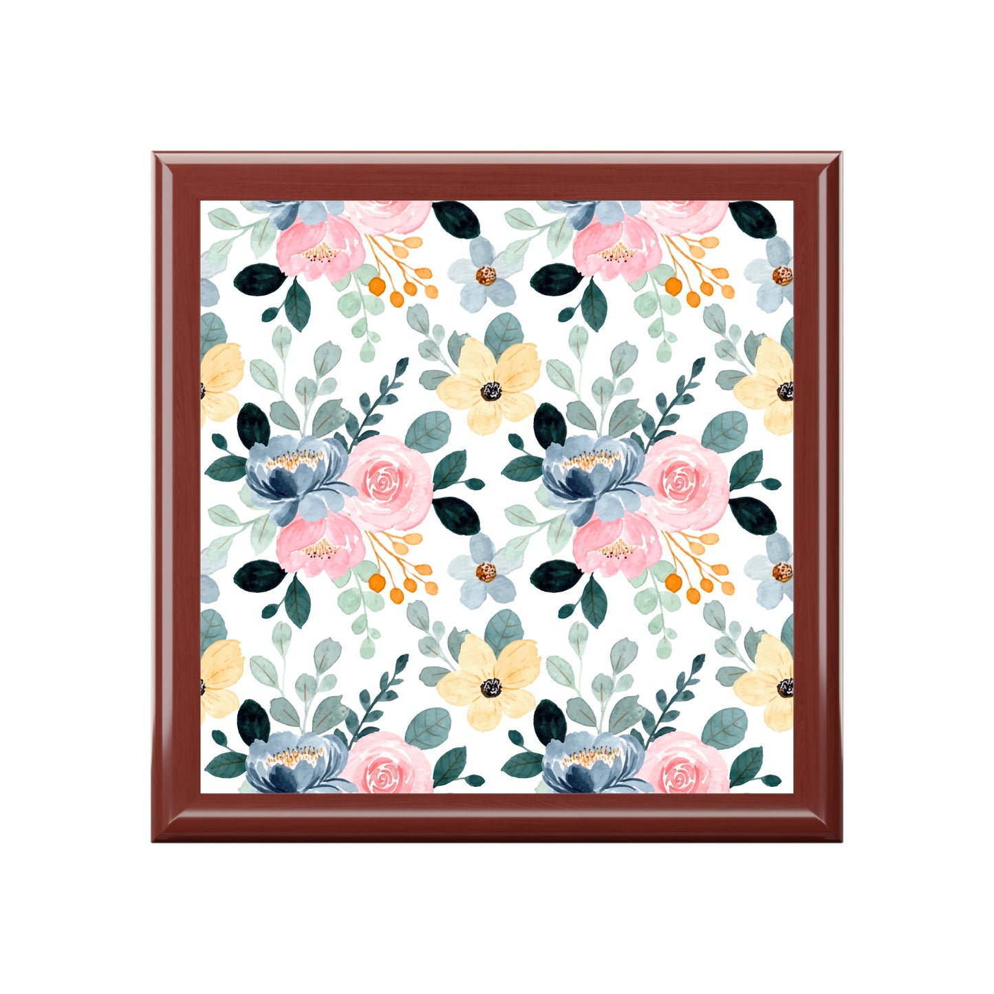 Floral Elegance Jewelry Box