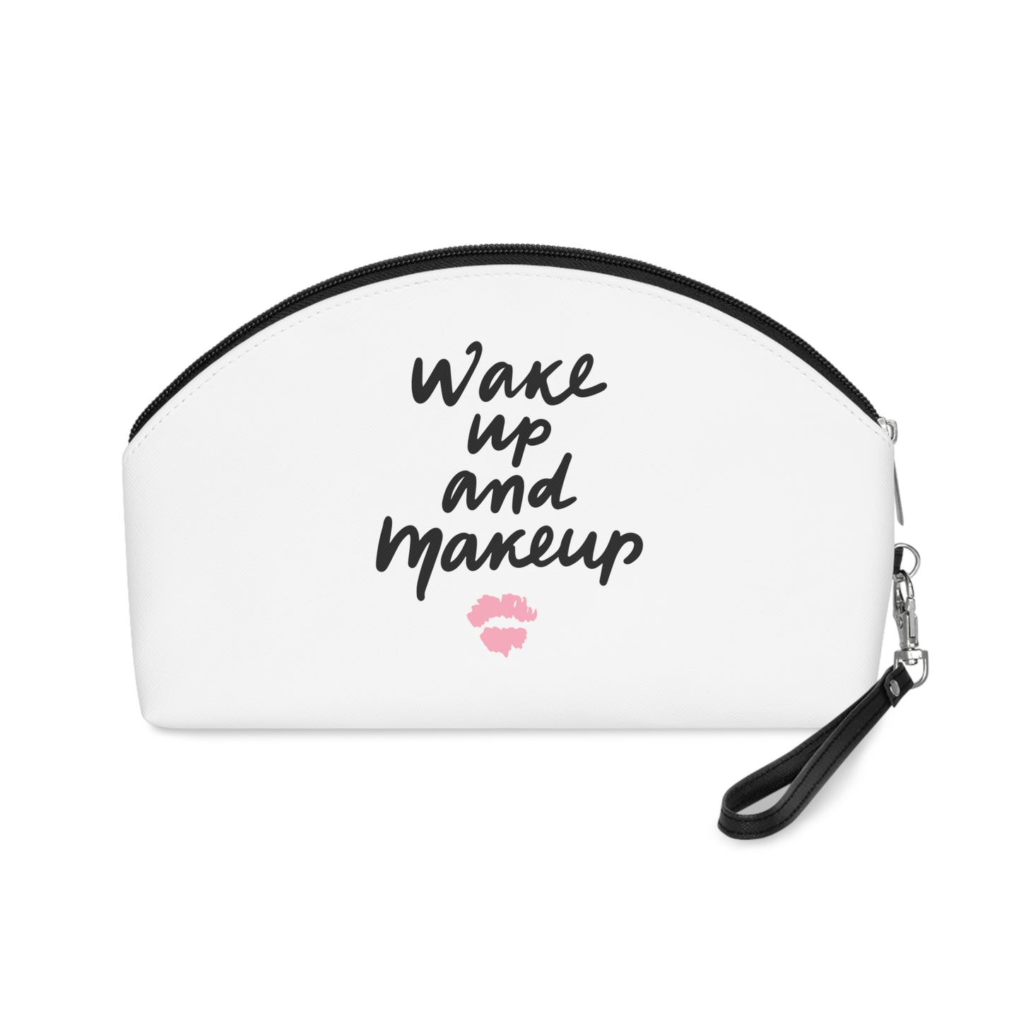 Wake Up and Makeup – PU Leather Cosmetic Bag