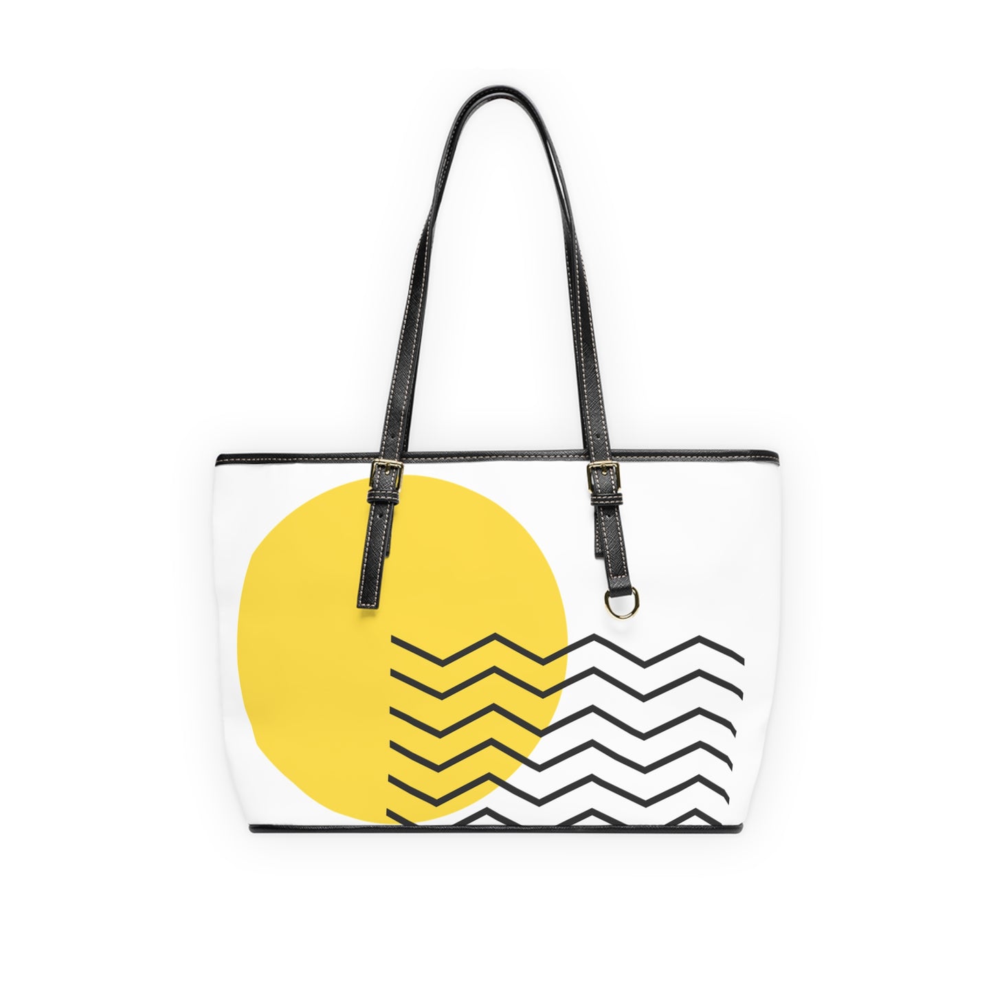 Modern Sunrise PU Leather Shoulder Bag