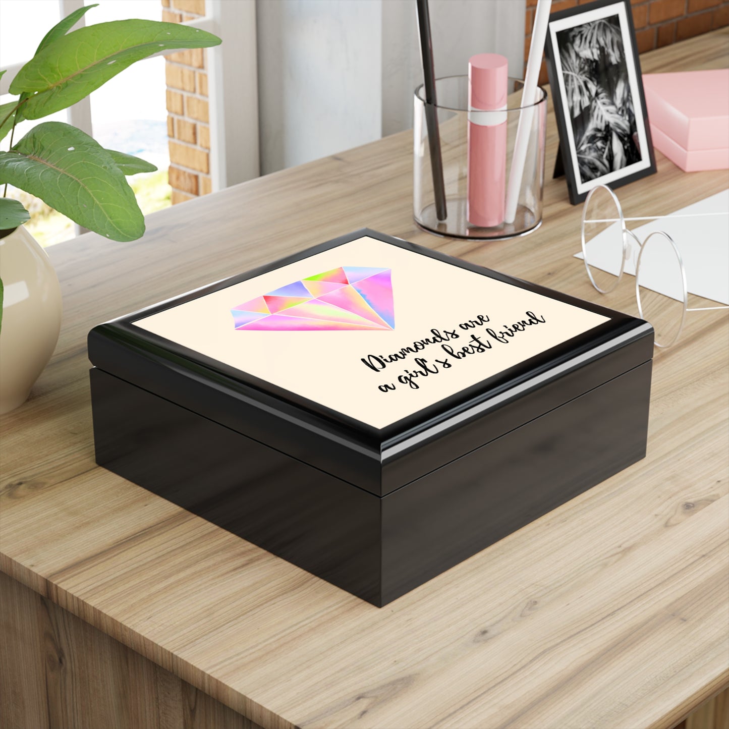 "Diamonds Are a Girl's Best Friend" Jewelry Box