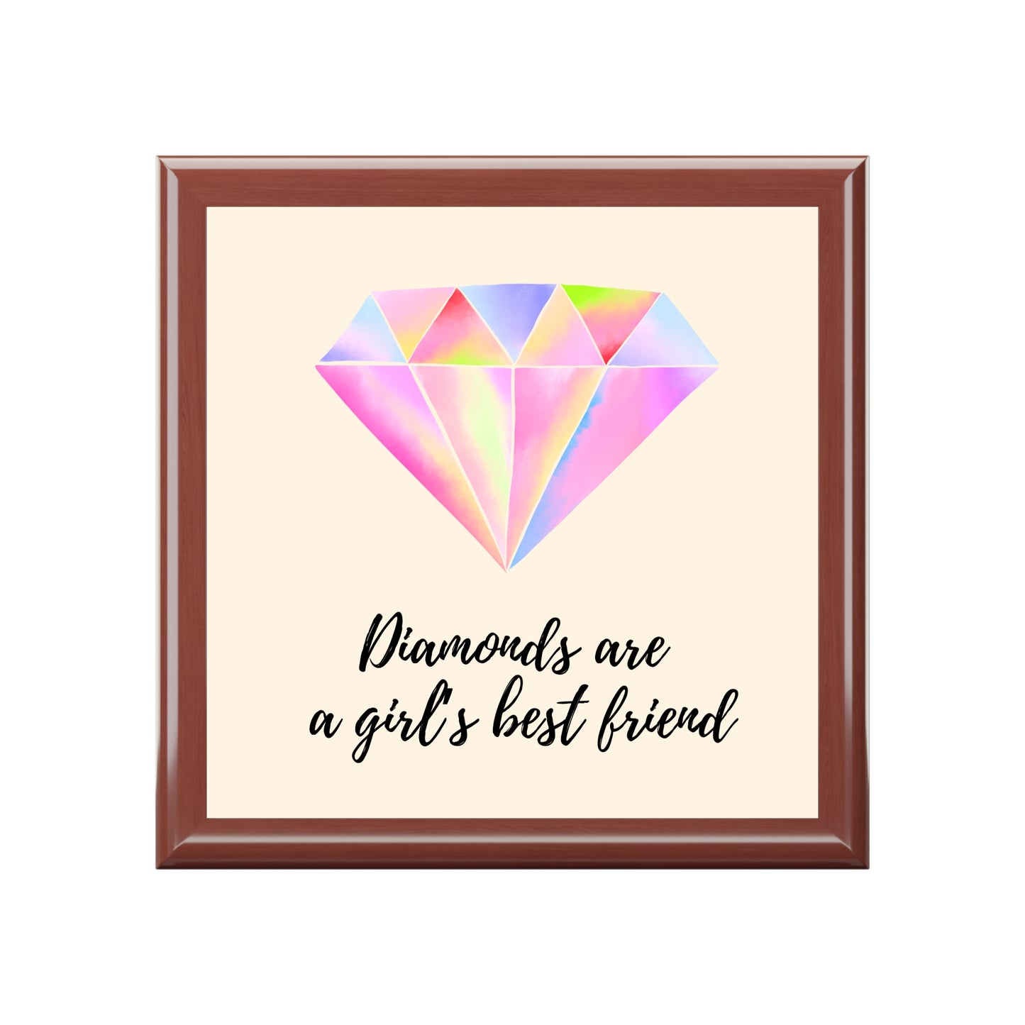 "Diamonds Are a Girl's Best Friend" Jewelry Box