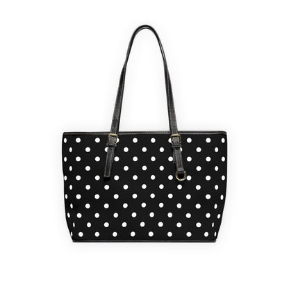 Classic Polka Dot PU Leather Shoulder Bag