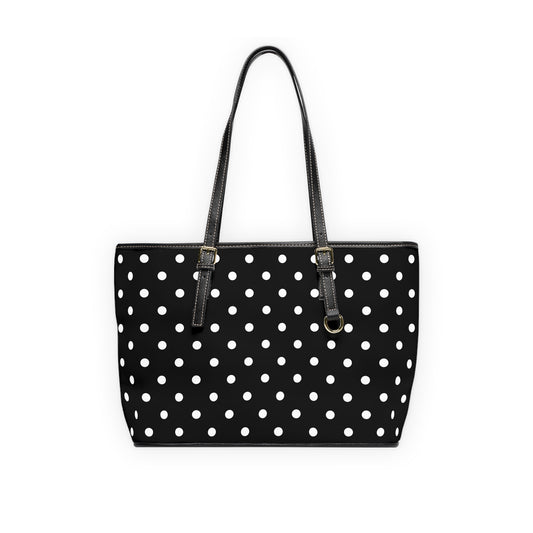 Classic Polka Dot PU Leather Shoulder Bag