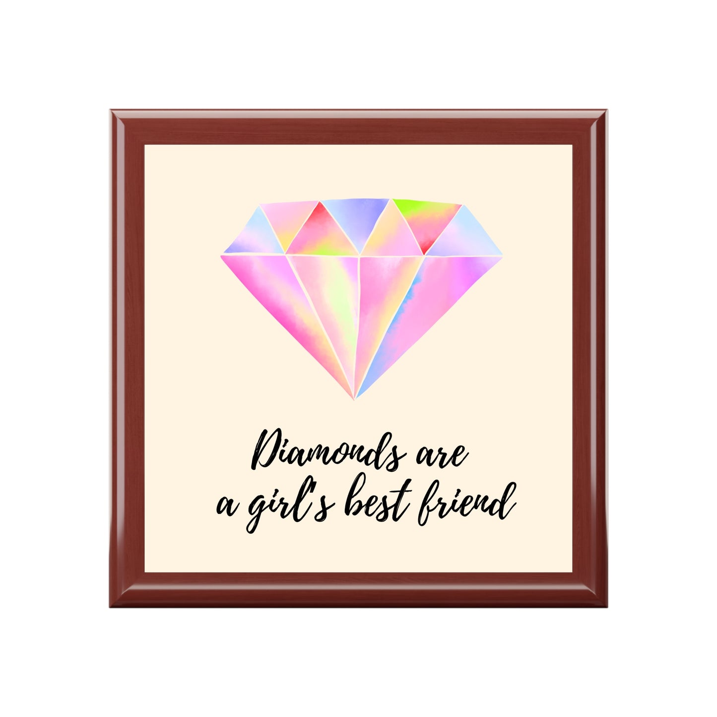 "Diamonds Are a Girl's Best Friend" Jewelry Box
