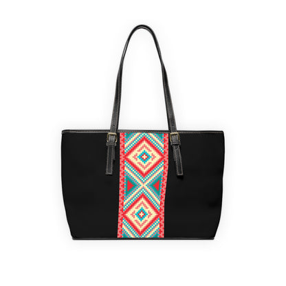 Boho-Inspired PU Leather Shoulder Bag – Bold & Chic Everyday Tote