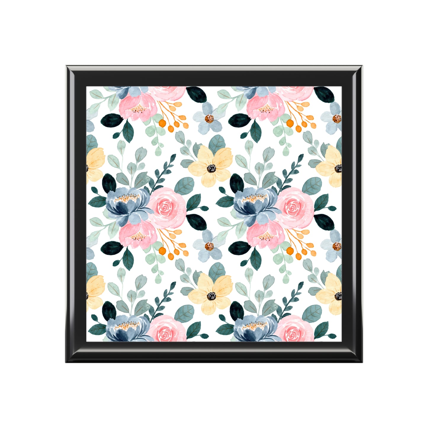 Floral Elegance Jewelry Box
