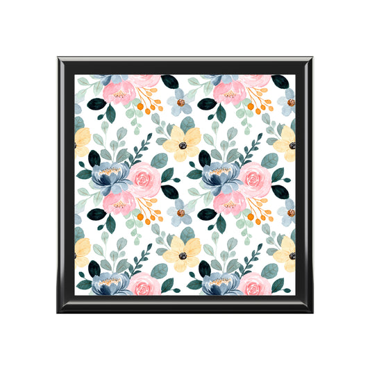 Floral Elegance Jewelry Box