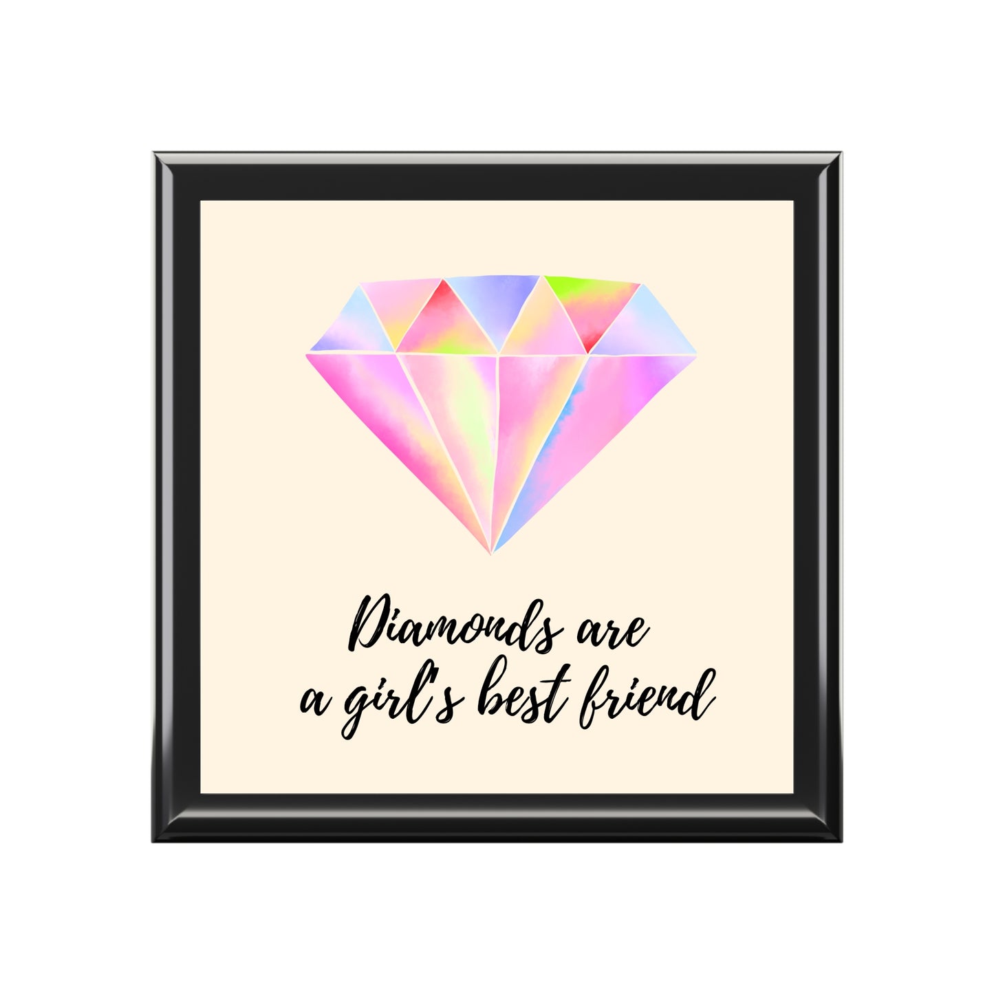 "Diamonds Are a Girl's Best Friend" Jewelry Box