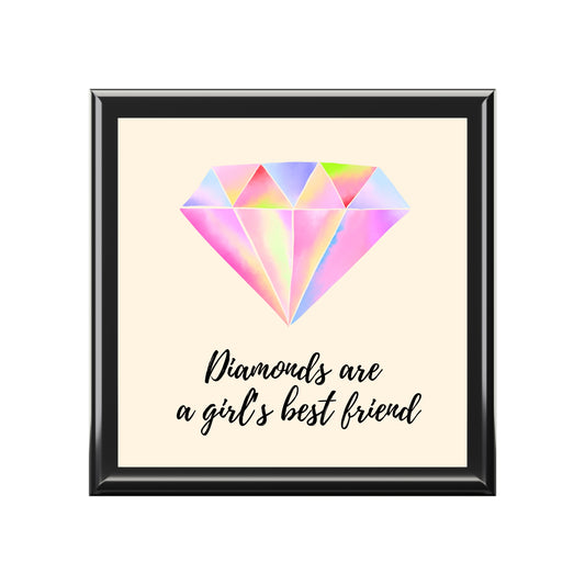 "Diamonds Are a Girl's Best Friend" Jewelry Box
