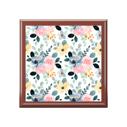 Floral Elegance Jewelry Box