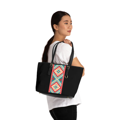Boho-Inspired PU Leather Shoulder Bag – Bold & Chic Everyday Tote