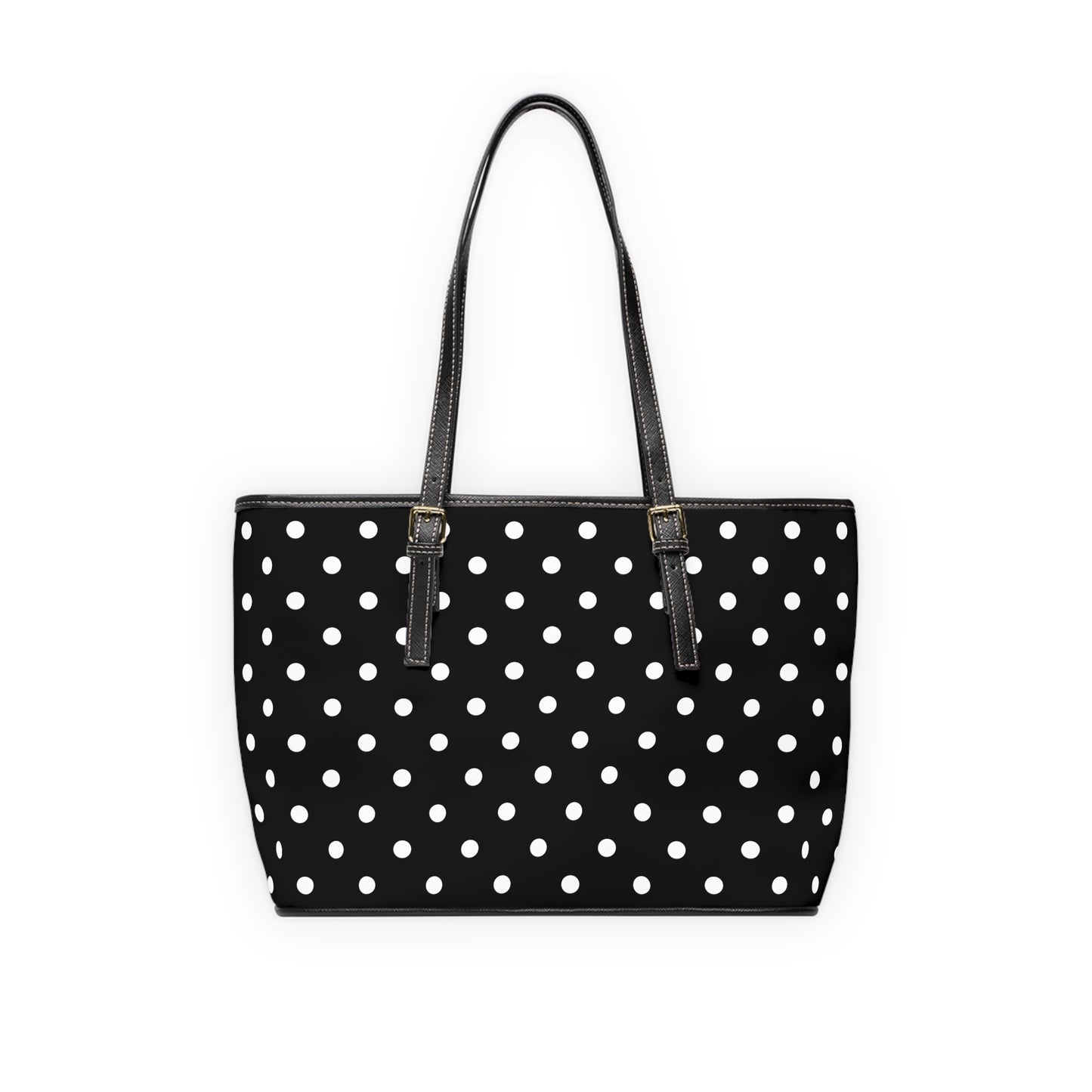 Classic Polka Dot PU Leather Shoulder Bag