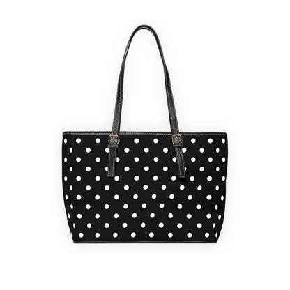 Classic Polka Dot PU Leather Shoulder Bag