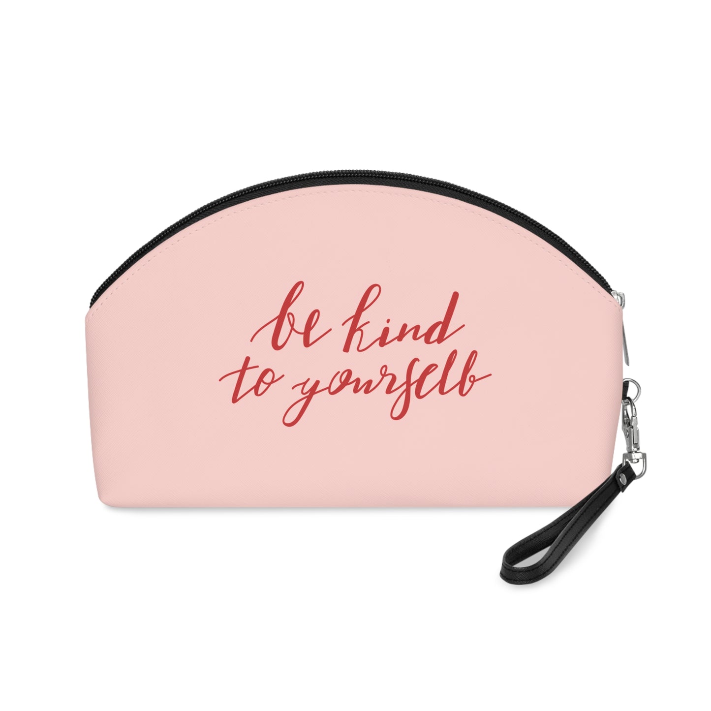 "Be Kind to Yourself" PU Leather Makeup Bag