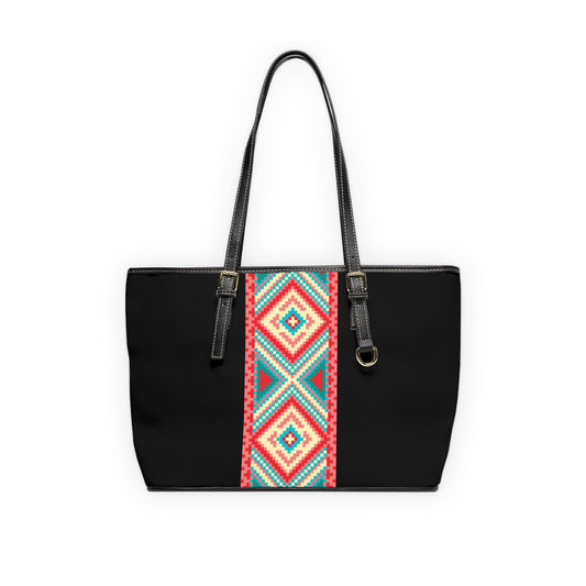 Boho-Inspired PU Leather Shoulder Bag – Bold & Chic Everyday Tote