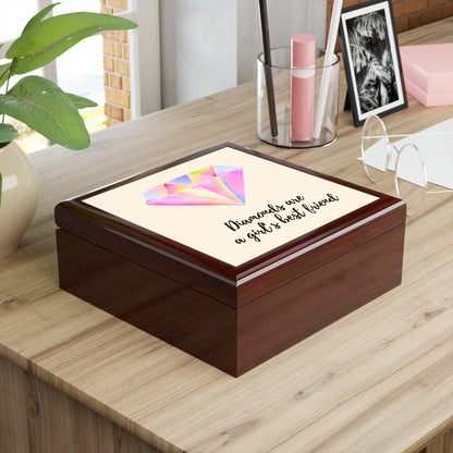 "Diamonds Are a Girl's Best Friend" Jewelry Box